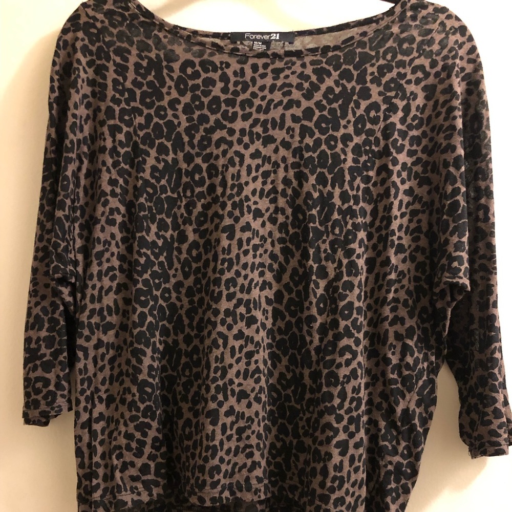 Forever 21 Cheetah Top